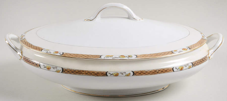 N1197 Oval Covered Vegetable by Noritake-1