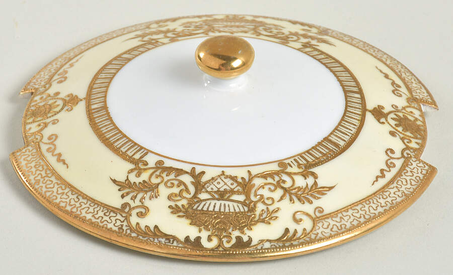 Fleurdor Lid for Butter Tub by Noritake-1