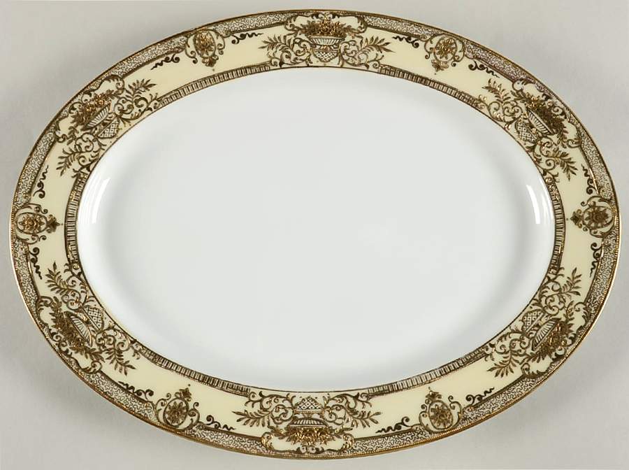 Fleurdor 13" Oval Serving Platter by Noritake-1