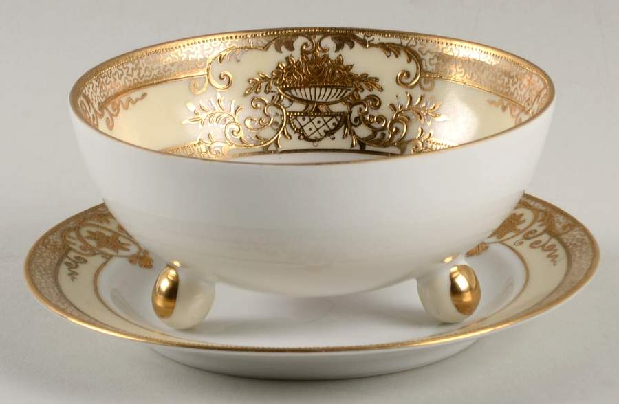 Fleurdor Whipped Cream Bowl and Underplate by Noritake-1