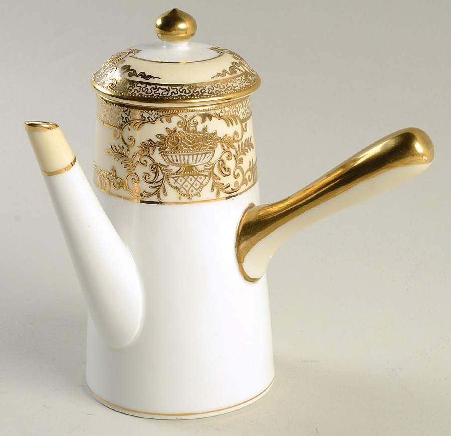 Fleurdor Individual Coffee Pot & Lid by Noritake-1