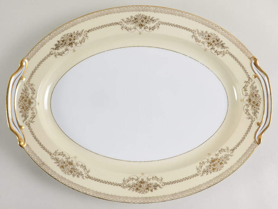 Cherita (4787) 16" Oval Serving Platter by Noritake-1