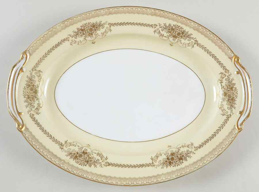 Cherita (4787) 11" Oval Serving Platter by Noritake-1