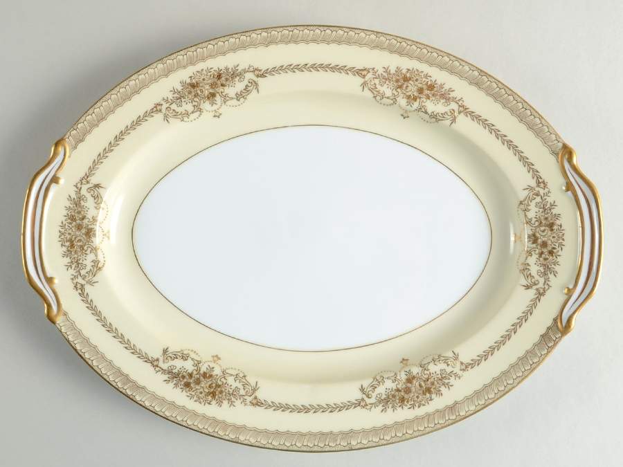 Cherita (4787) 12" Oval Serving Platter by Noritake-1