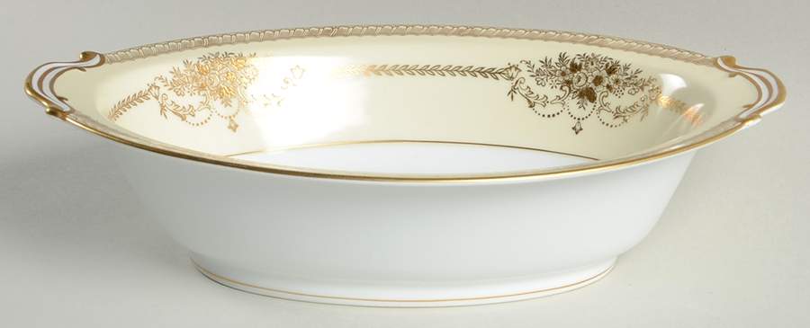Cherita (4787) 10" Oval Vegetable Bowl by Noritake-1