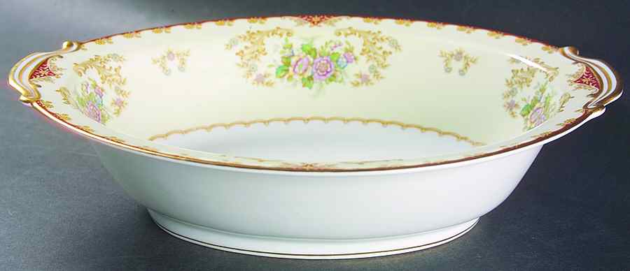 Cardinal (4731& No #) 10" Oval Vegetable Bowl by Noritake-1