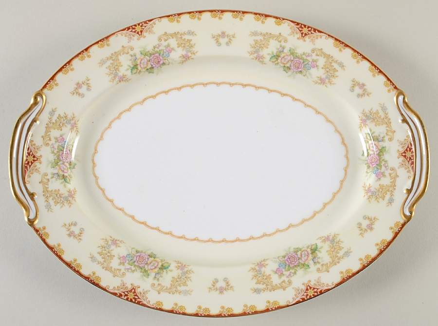 Cardinal (4731& No #) 12" Oval Serving Platter by Noritake-1