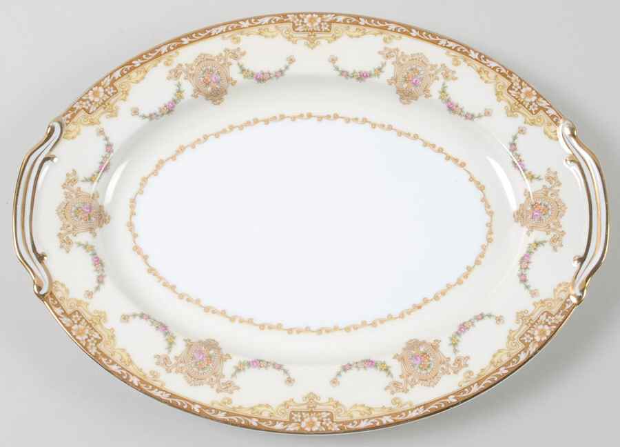 Camillia (4735) 12" Oval Serving Platter by Noritake-1