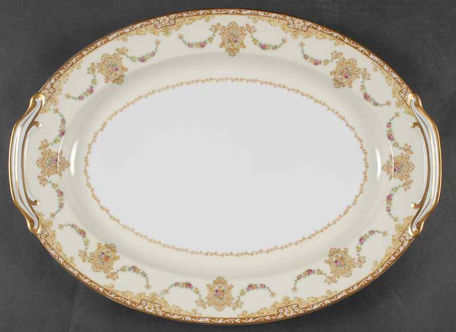 Camillia (4735) 16" Oval Serving Platter by Noritake-1