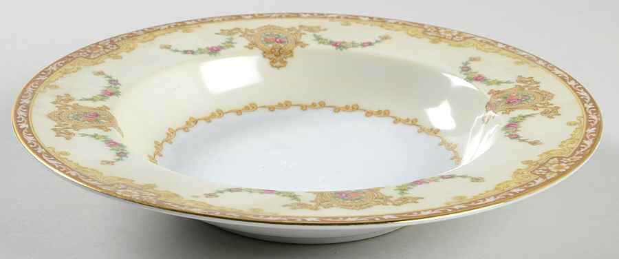 Camillia (4735) Rim Soup Bowl by Noritake-1