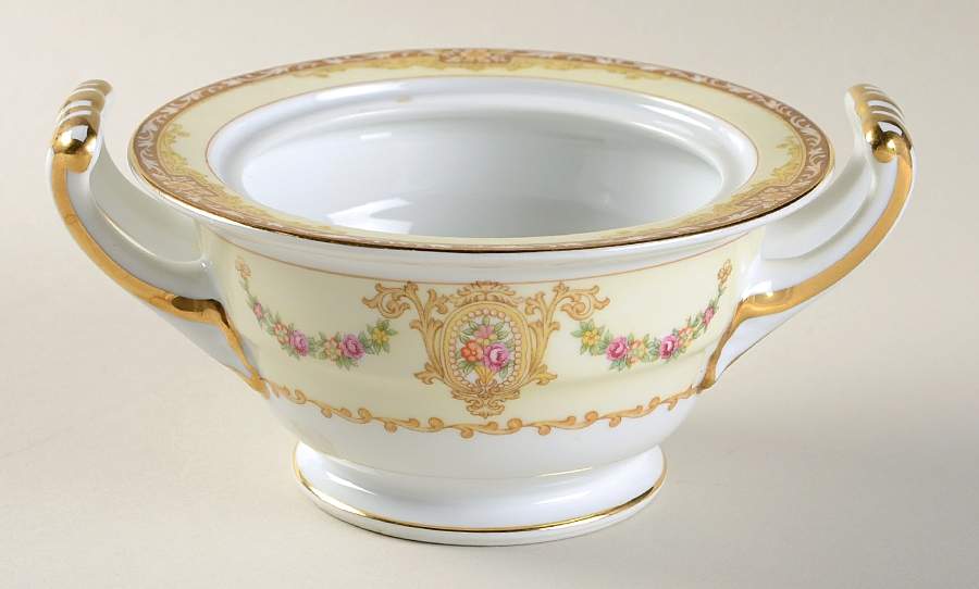 Camillia (4735) Sugar Bowl No Lid by Noritake-1