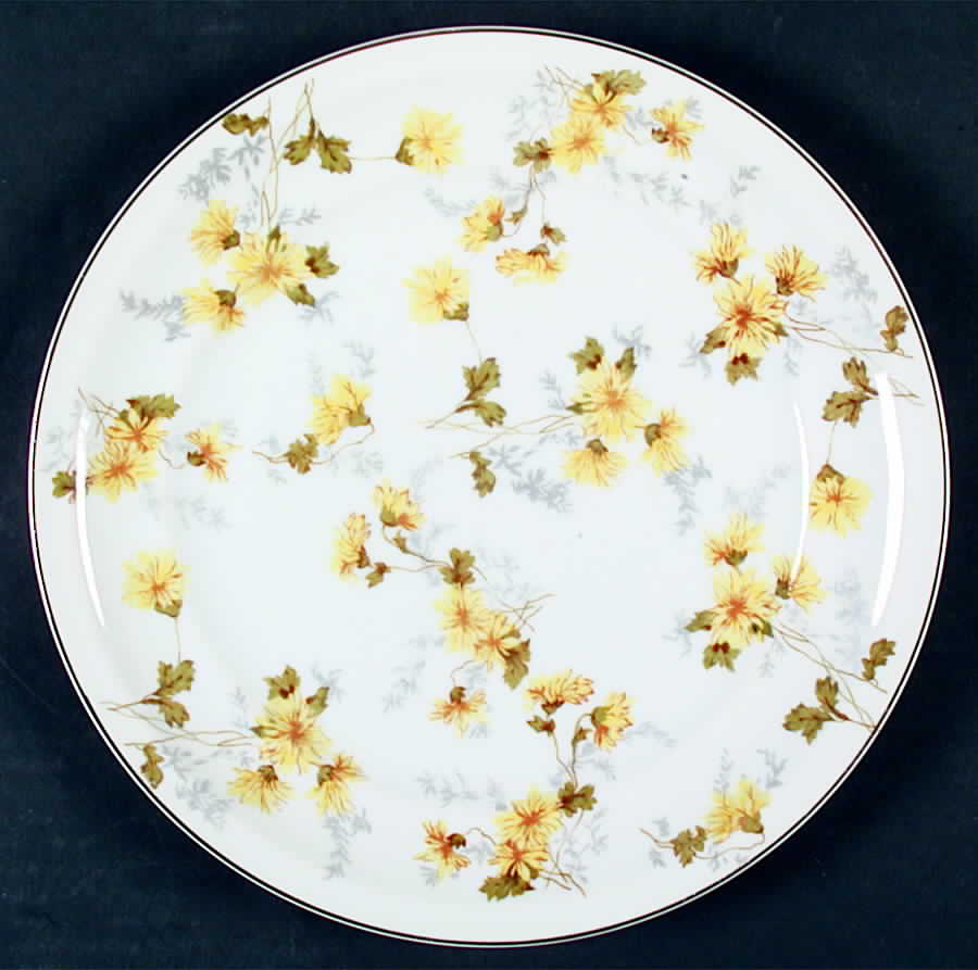 Mountain Yellow Dinner Plate by Nagoya Shokai-1