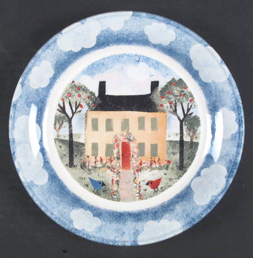 Remember When Salad/Dessert Plate by Nikko-1