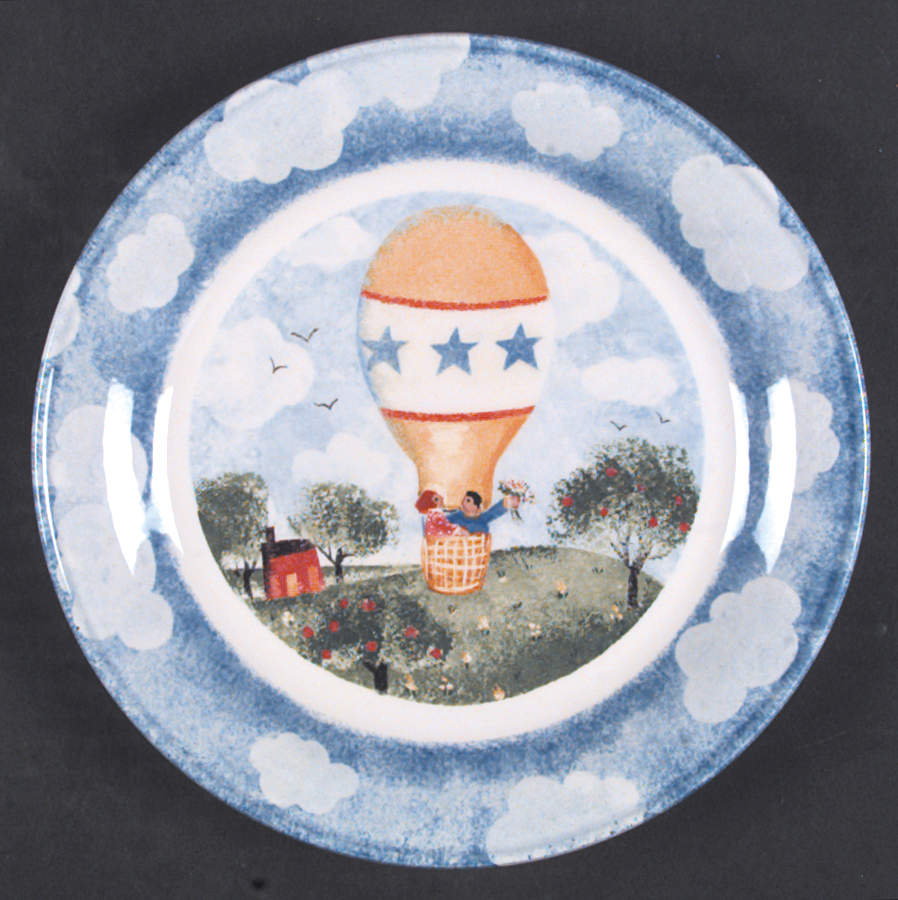 Remember When Salad/Dessert Plate by Nikko-1