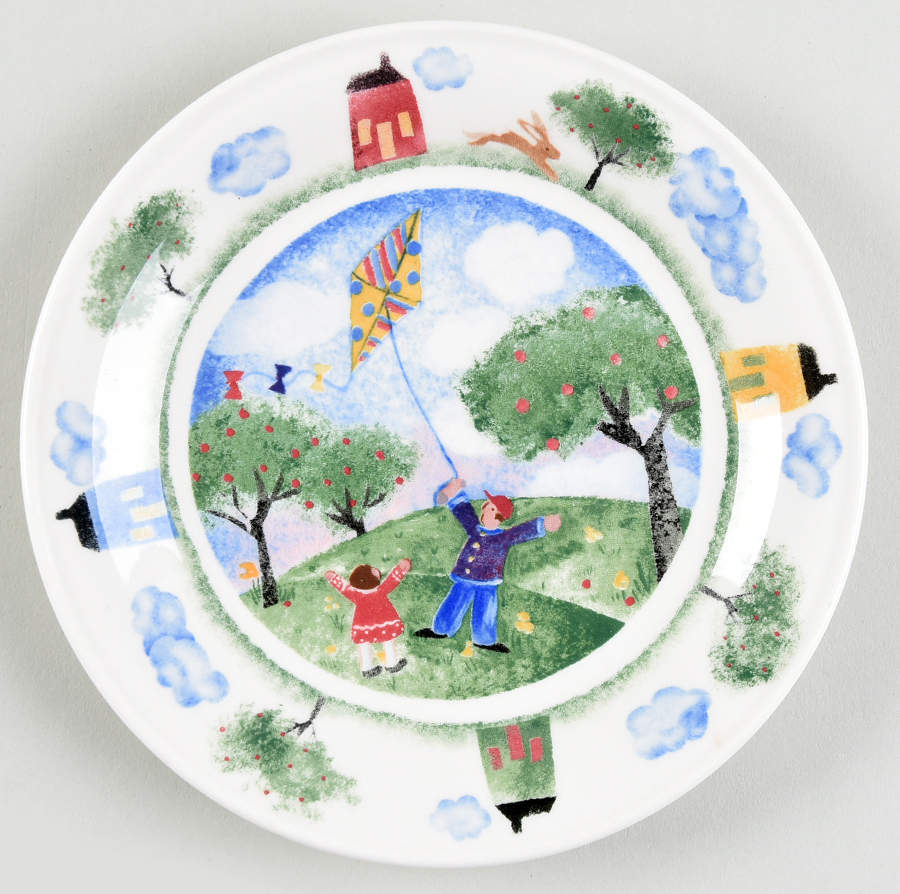 Remember When Bread & Butter Plate by Nikko-1