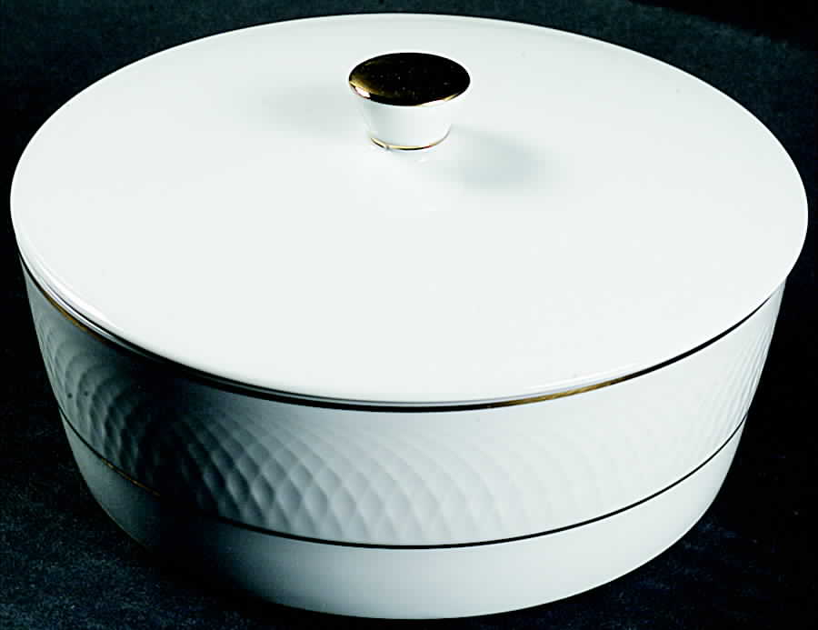 Orbit Gold Individual Casserole & Lid by Nikko-1