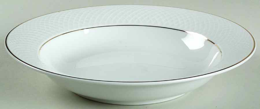 Orbit Gold 8" Soup/Pasta Bowl by Nikko-1