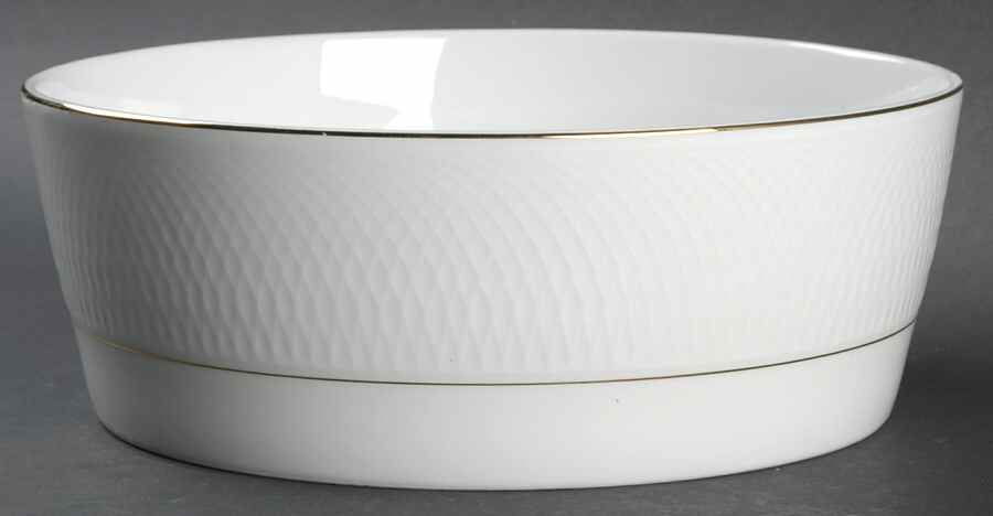 Orbit Gold 9" Salad Serving Bowl by Nikko-1