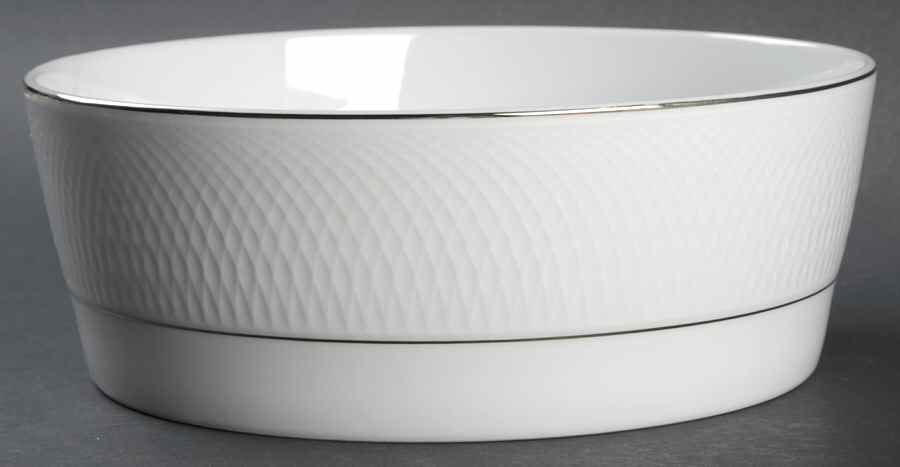 Orbit Platinum 9" Salad Serving Bowl by Nikko-1