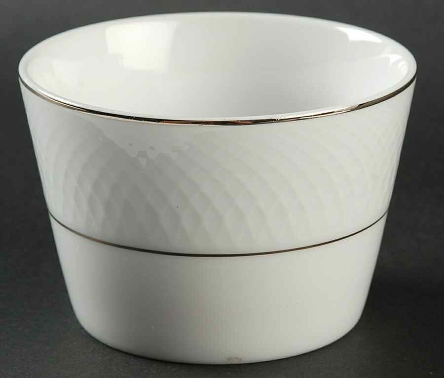 Orbit Platinum Sugar Bowl No Lid by Nikko-1