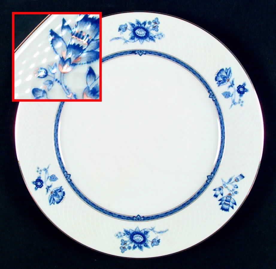 Victoria (Blue) Dinner Plate by Nikko-1