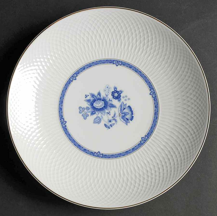 Victoria (Blue) 10" Pasta Serving Bowl by Nikko-1