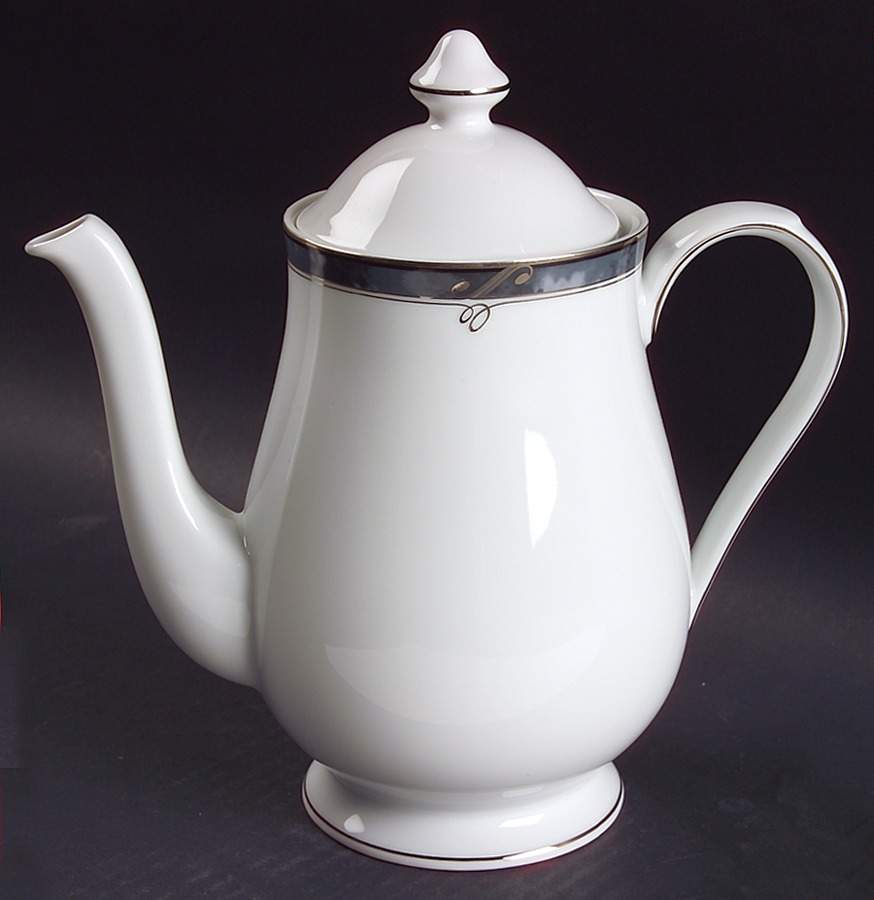 Moonstone Coffee Pot & Lid by Nikko-1