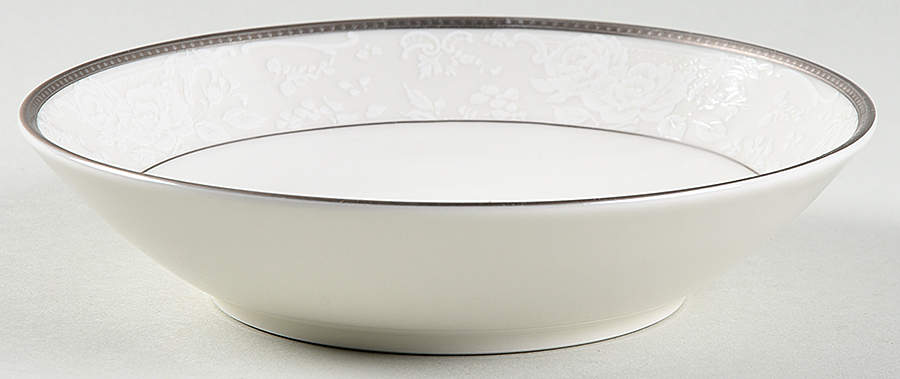 Vintage Lace Platinum Fruit/Dessert (Sauce) Bowl by Nikko-1