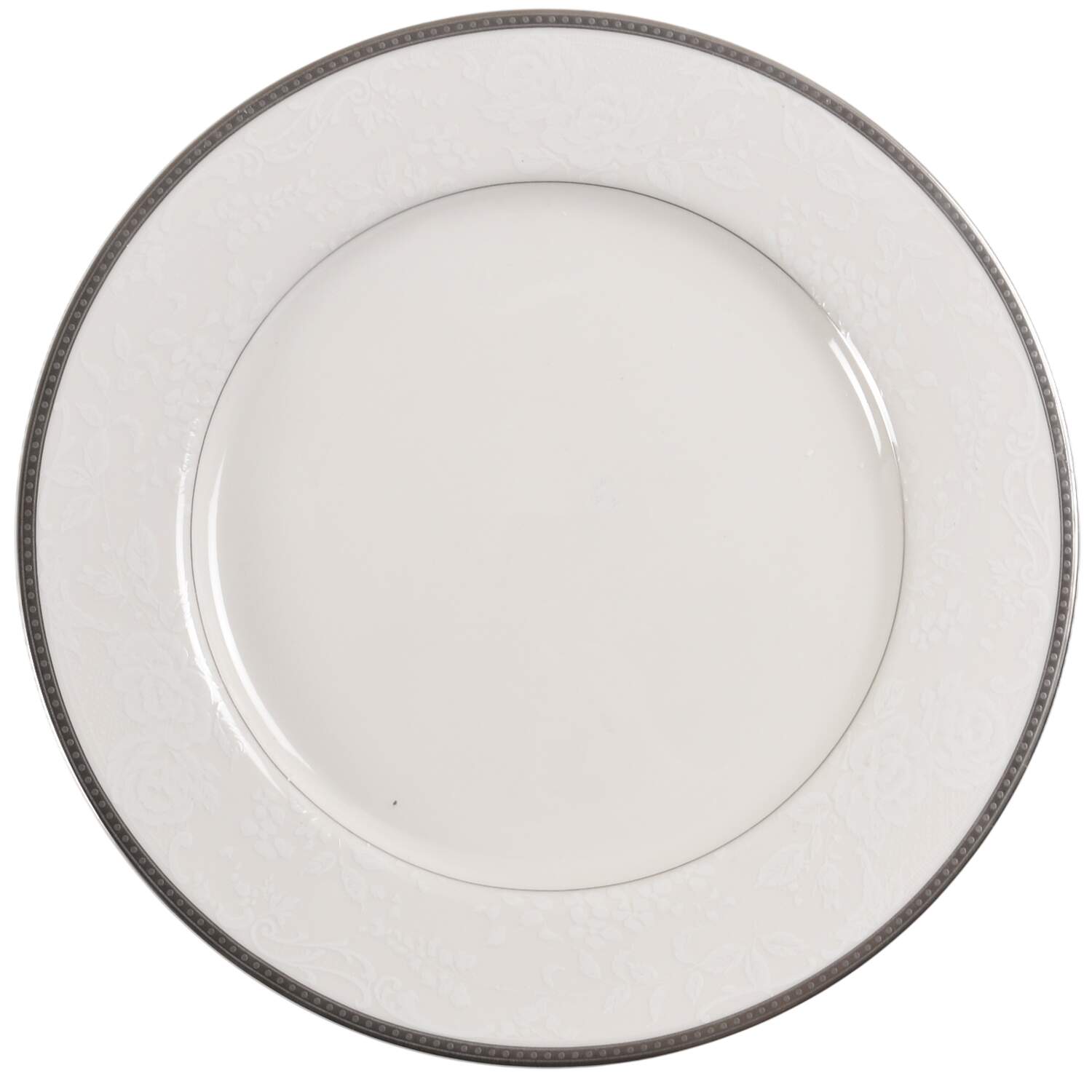 Vintage Lace Platinum Dinner Plate by Nikko-1
