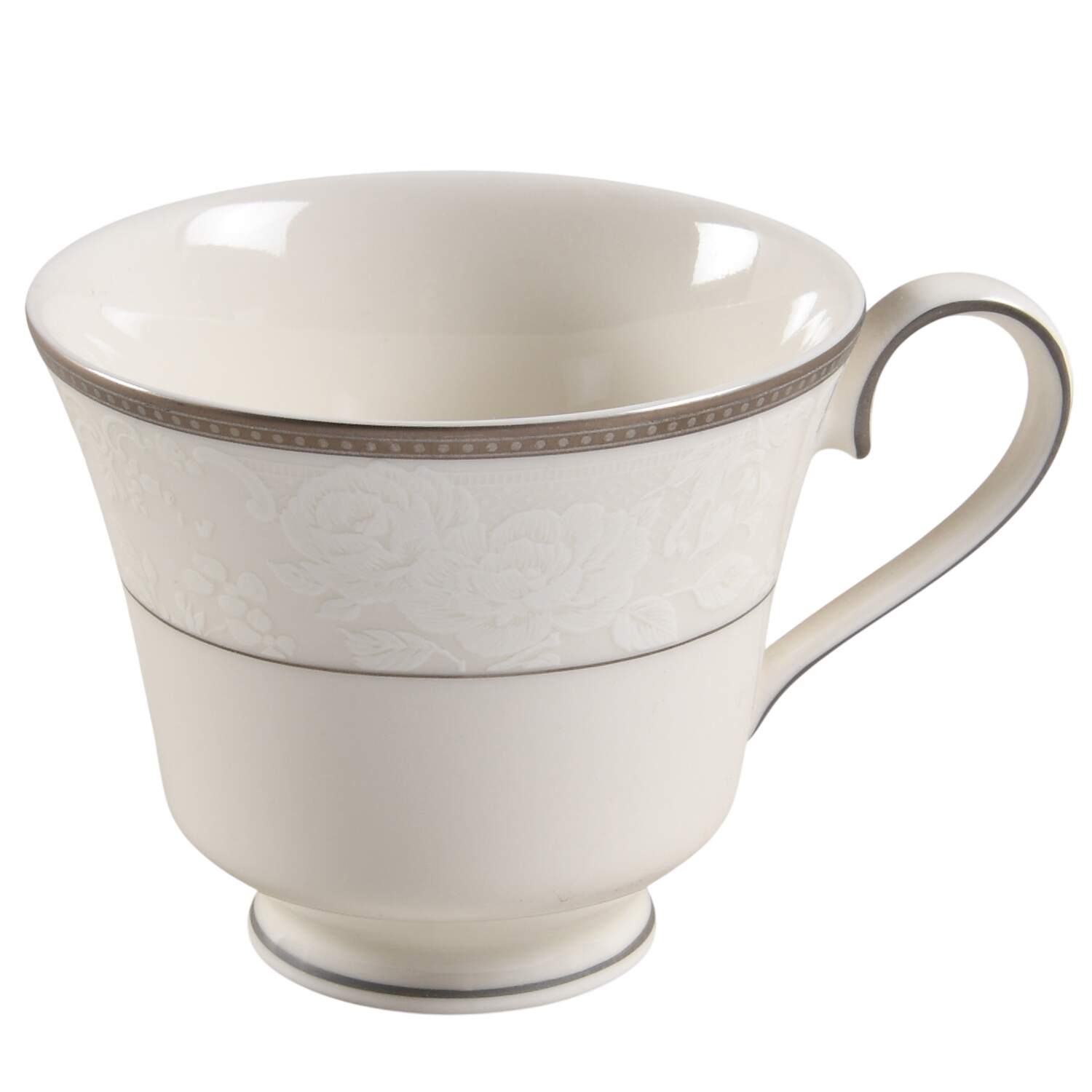 Vintage Lace Platinum Footed Cup by Nikko-1