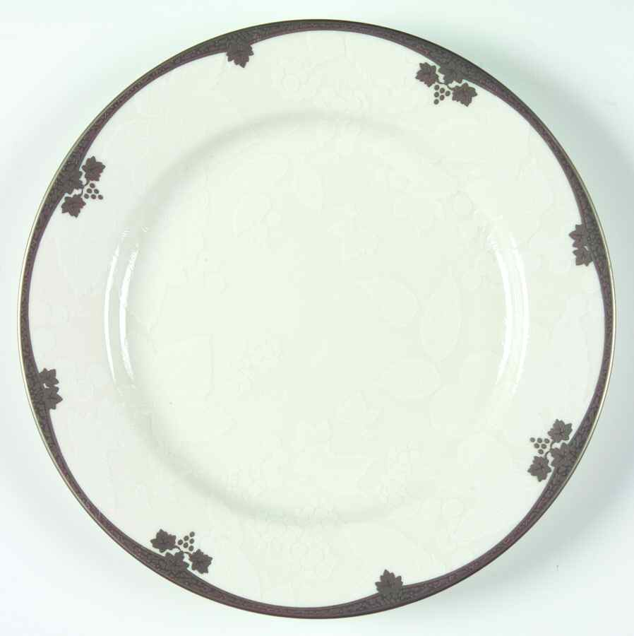 Platinum Ambrosia Salad/Dessert Plate by Nikko-1