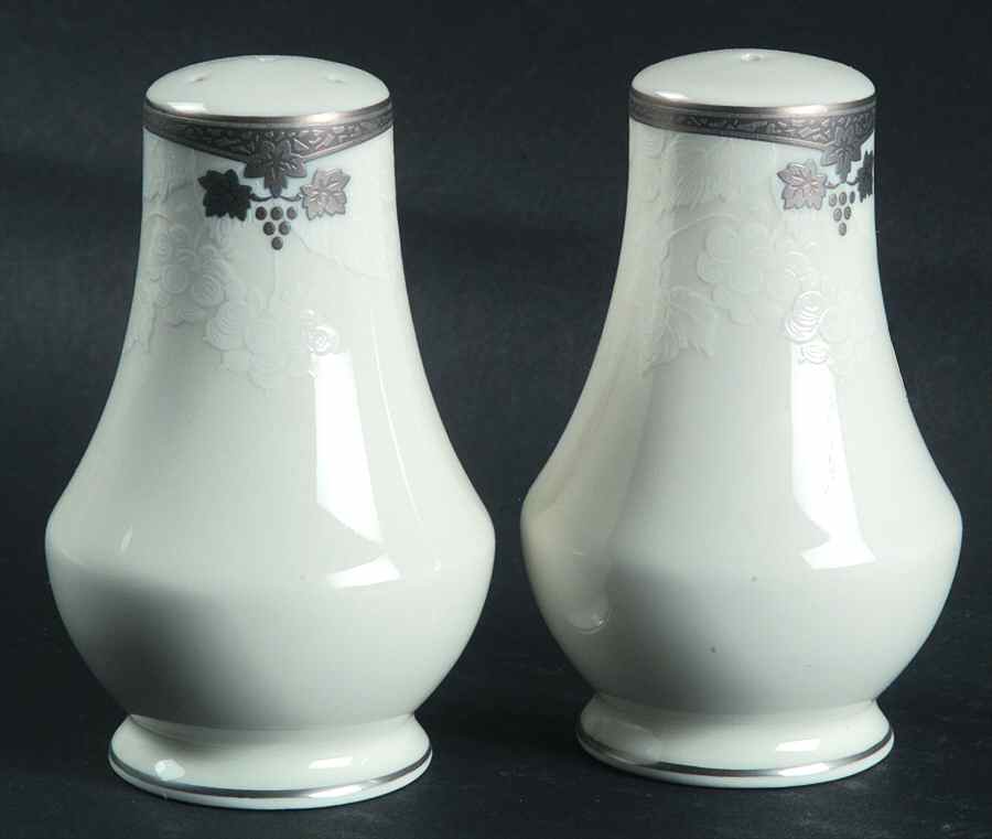 Platinum Ambrosia Salt & Pepper Set by Nikko-1
