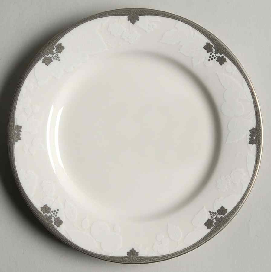 Platinum Ambrosia Bread & Butter Plate by Nikko-1