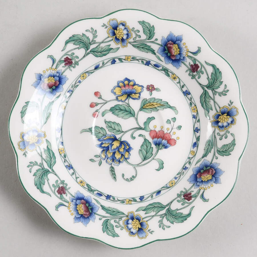 Oriental Garden Saucer for Chocolate Cup by Nikko-1