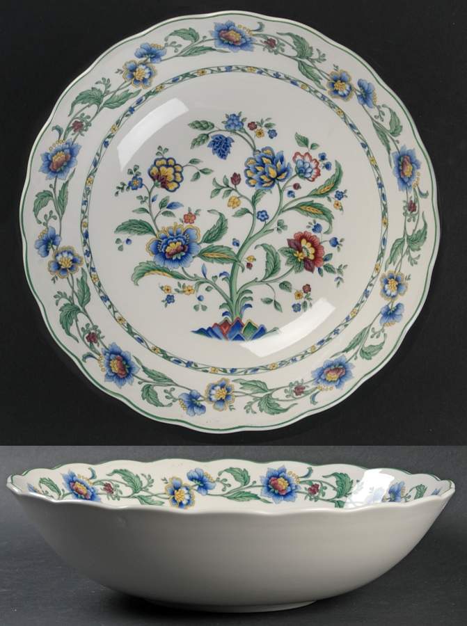 Oriental Garden 9" Round Vegetable Bowl by Nikko-1