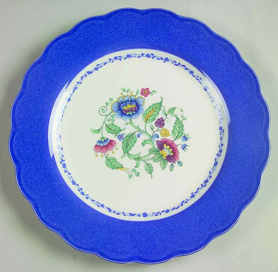 Sapphire Garden Dinner Plate by Nikko-1