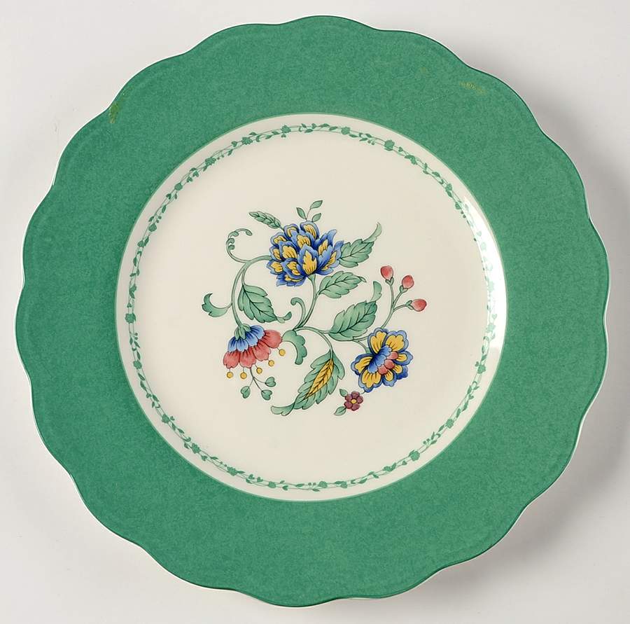 Emerald Garden Salad/Dessert Plate by Nikko-1
