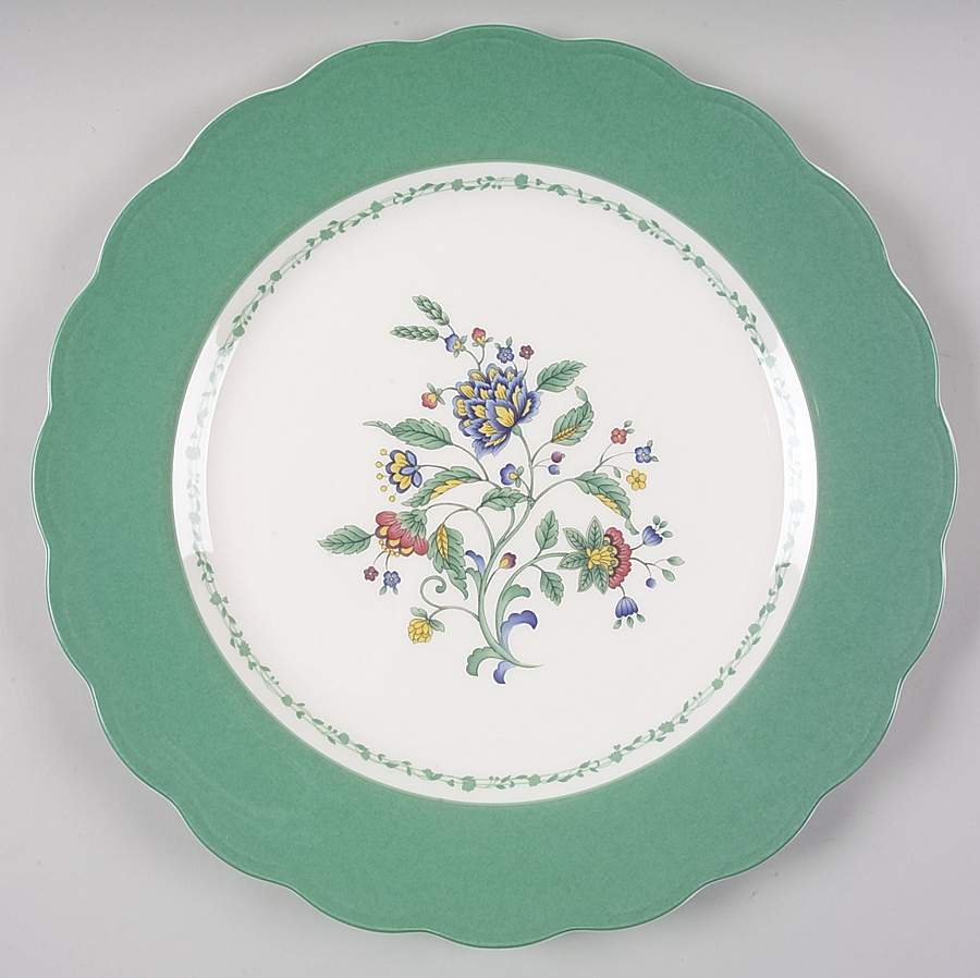 Emerald Garden Service Plate (Charger) by Nikko-1