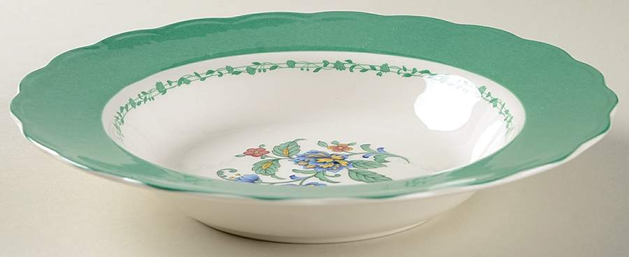 Emerald Garden 9" Soup/Pasta Bowl by Nikko-1