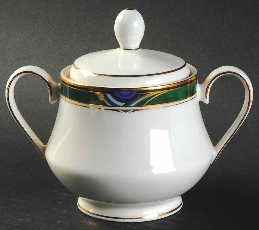 Cypress Sugar Bowl & Lid by Nikko-1