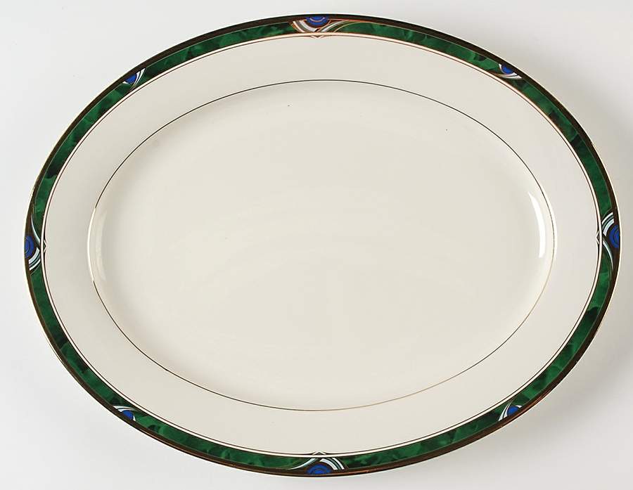 Cypress 14" Oval Serving Platter by Nikko-1