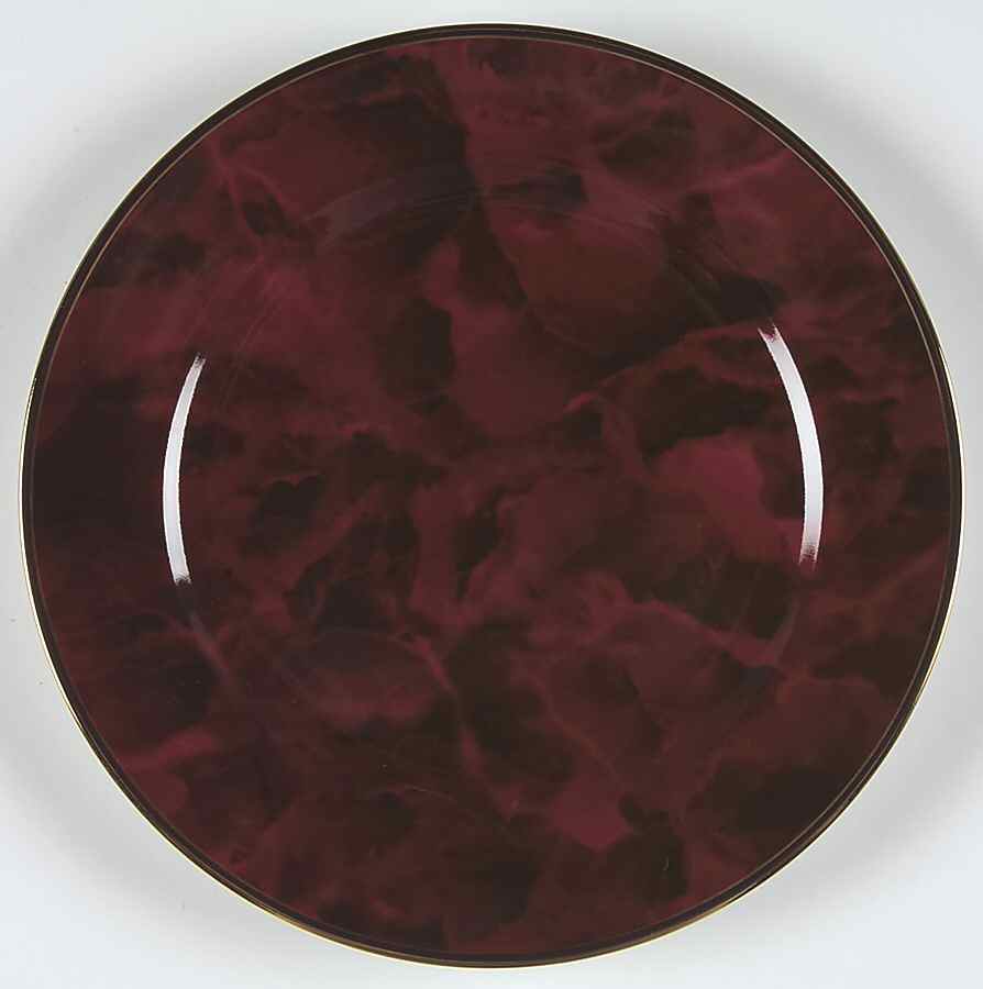 Bordeaux Accent Salad Plate by Nikko-1