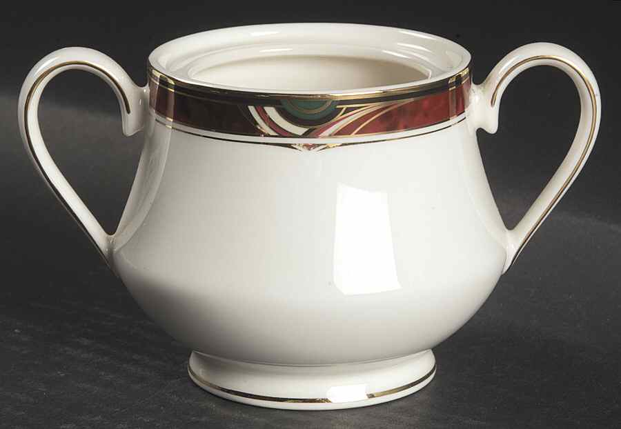 Bordeaux Sugar Bowl No Lid by Nikko-1