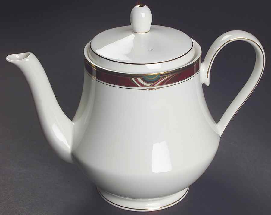 Bordeaux Teapot & Lid by Nikko-1