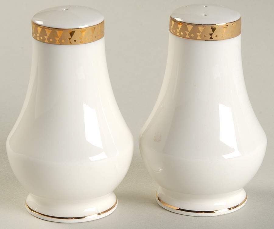 Inca Gold Salt & Pepper Set by Nikko-1