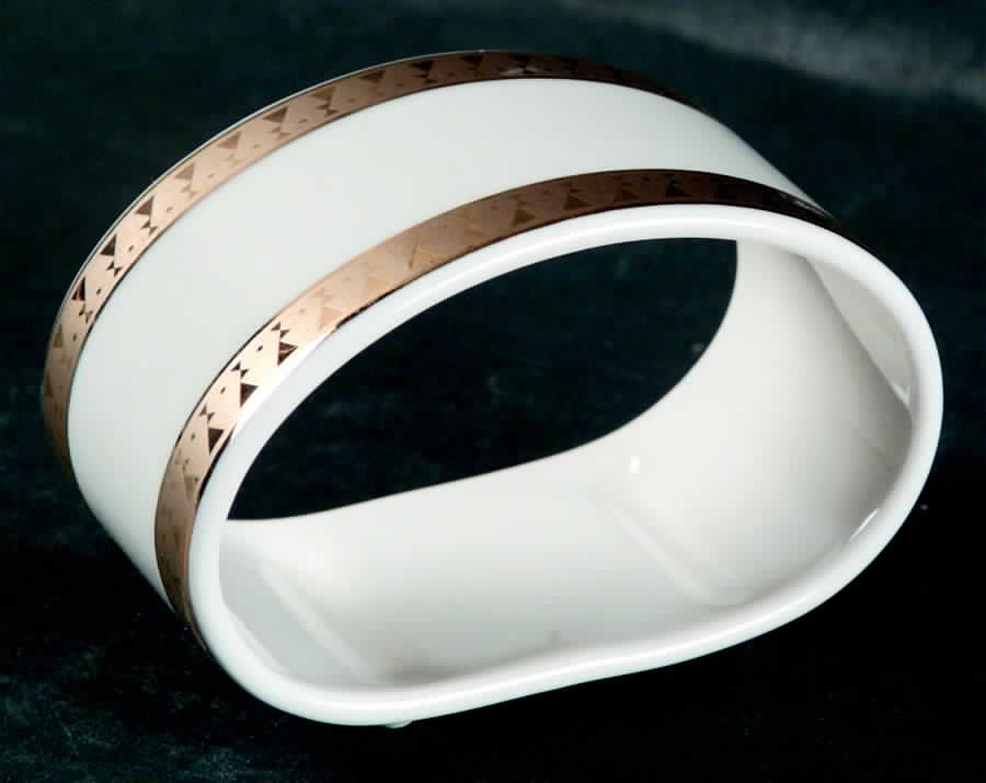 Inca Gold Napkin Ring by Nikko-1