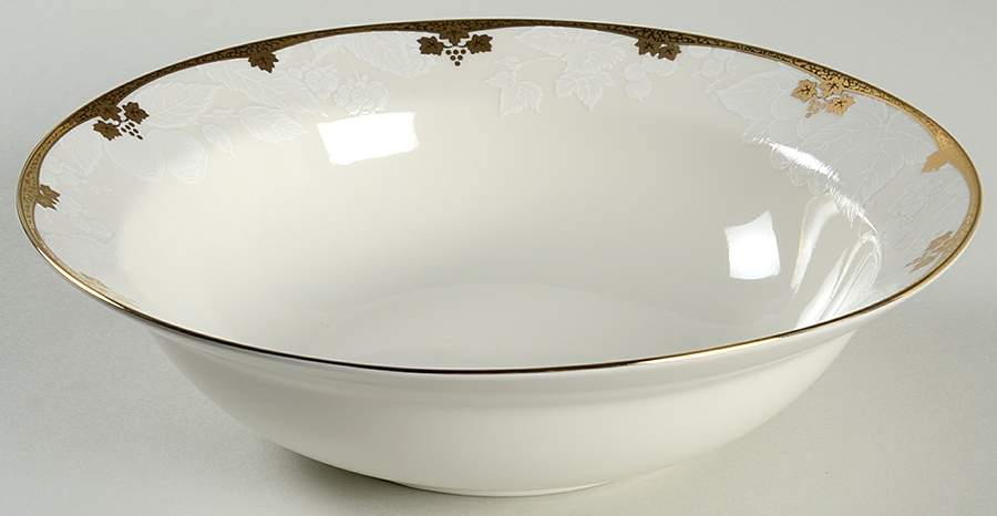 Ambrosia 9" Round Vegetable Bowl by Nikko-1