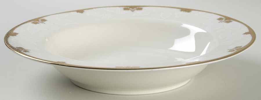 Ambrosia Large Rim Soup Bowl by Nikko-1