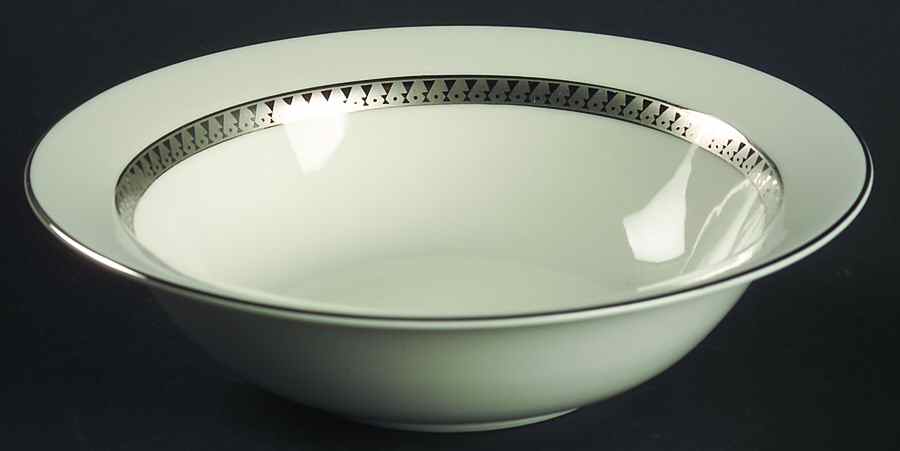 Inca Platinum Rim Fruit/Dessert (Sauce) Bowl by Nikko-1