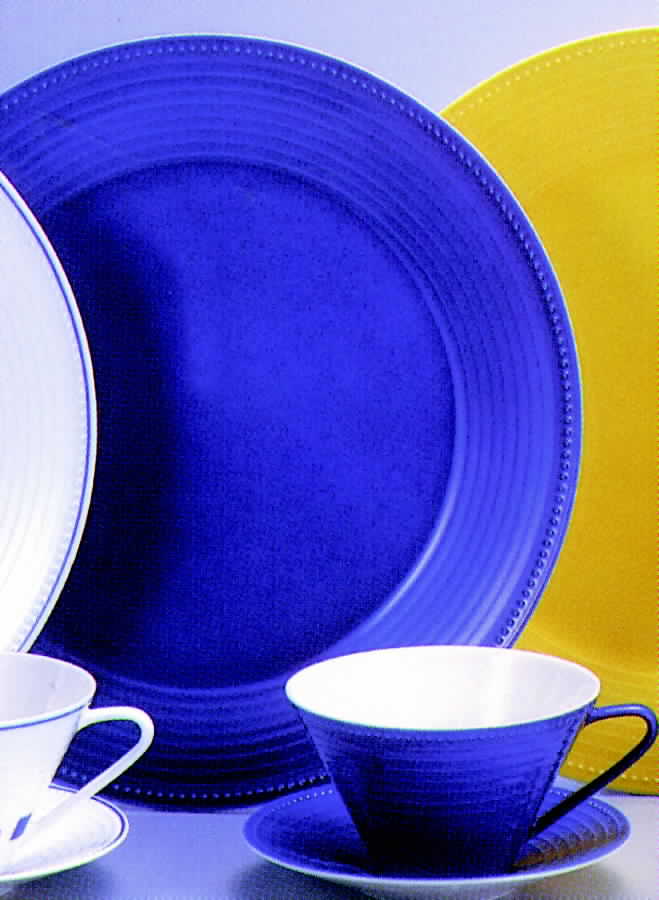 Neo Geo Marine Dinner Plate by Nikko-1